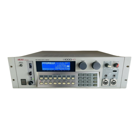 Akai S1000HD Service Manual