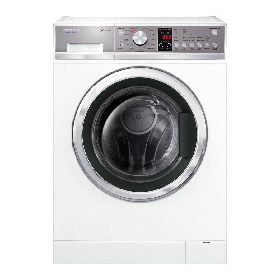 Fisher & Paykel WH8560P1 Service Manual