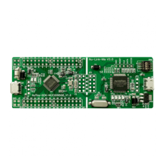 Nuvoton NuMicro Series User Manual