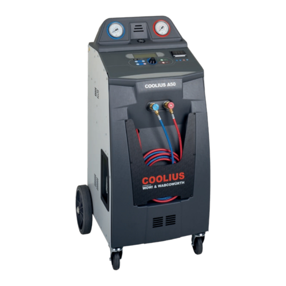 COOLIUS A50 Vehicle Air Conditioning Manuals