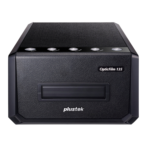 Plustek OpticFilm 135 Series Quick Start Manual