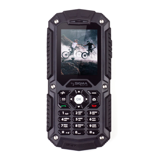 Sigma mobile X-treme IT67 Manual