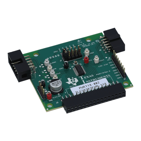 Texas Instruments TLC59282EVM User Manual