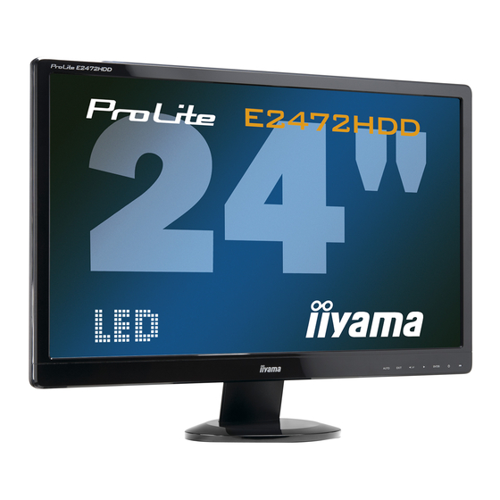 Iiyama ProLite E2472HDD-1 User Manual