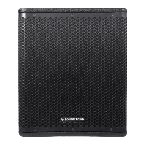Sound Town OBERON-12SPW Product Manual
