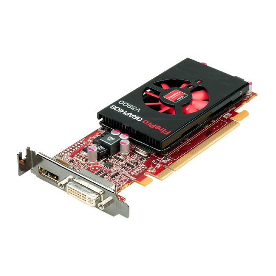 AMD FirePro V3900 User Manual