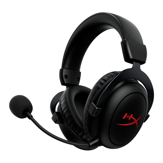 HyperX Cloud II Core Wireless Quick Start Manual