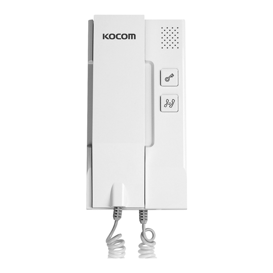 KOCOM KIP-32GU Manual