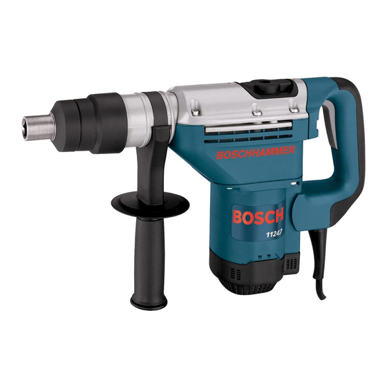 Bosch 1-9/16 - 11247 Spline Shank Electric Combination Rotary Hammer Parts List