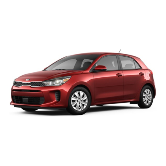 Kia RIO 2020 Features & Functions Manual