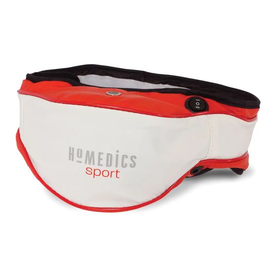 HoMedics Sport HSM-200-EU Instruction Manual