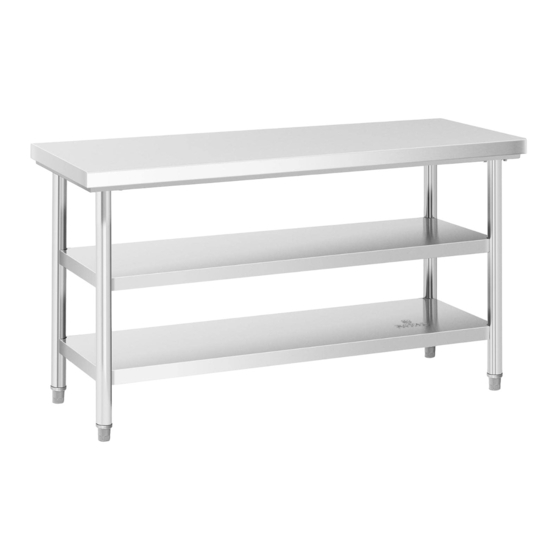 Royal Catering RCWT-150X60-3L-E User Manual