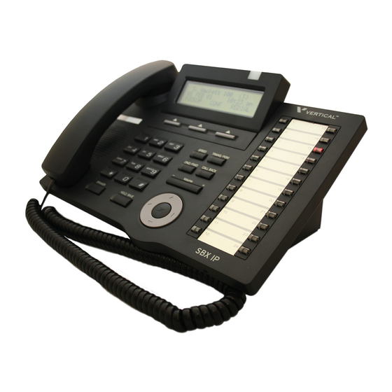 Vertical SBX IP Phone System Manuals