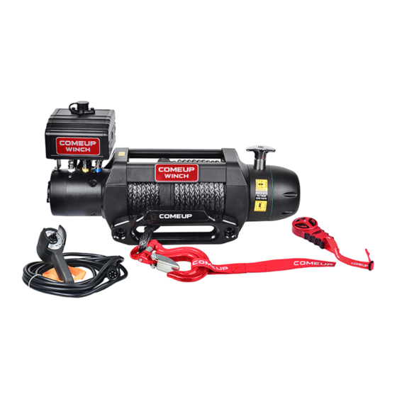 Comeup Winch Seal Gen2 9.5 Quick Start Manual