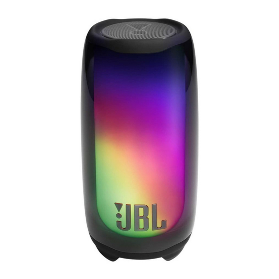 Harman JBL PULSE5 Bluetooth Speaker Manuals
