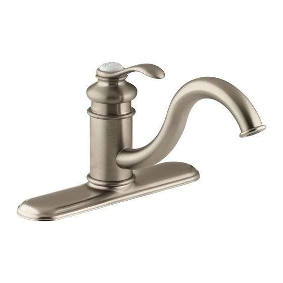 Kohler K-12172 Installation Manual