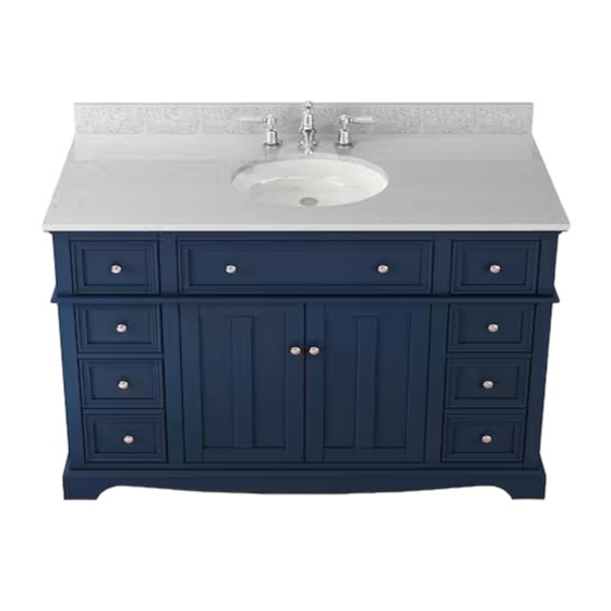 Home Decorators Collection FREMONT TJ-FTV4922BLU Assembly Instructions Manual