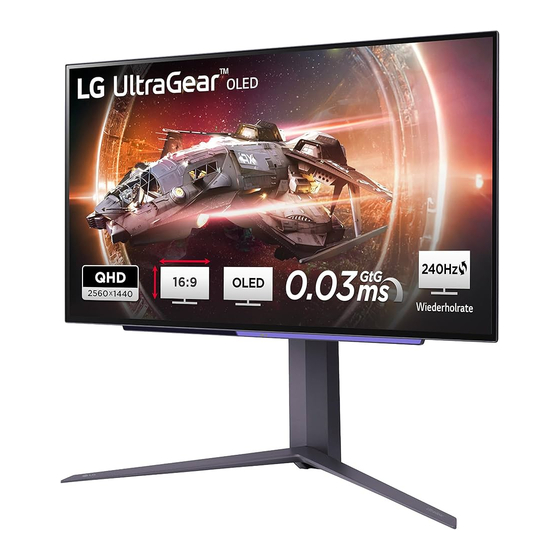 LG UltraGear 27GS95QX User Manual