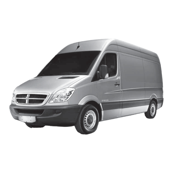 Dodge Sprinter 2500 Options Manual
