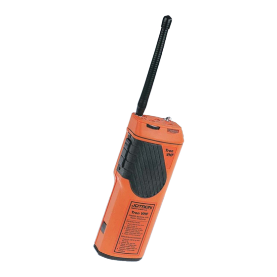 jotron Tron VHF Operator's Manual