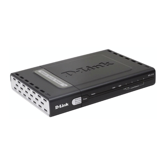 D-Link DFL-210 Quick Installation Manual