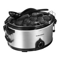 Hamilton Beach 33163H White Stay or Go Slow Cooker 