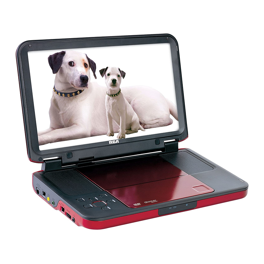 RCA DRC6331 PORTABLE DVD PLAYER USER MANUAL Pdf Download ManualsLib