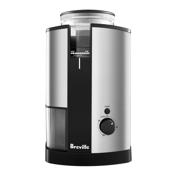 BREVILLE BARAROMA BCG450 INSTRUCTIONS MANUAL Pdf Download ManualsLib