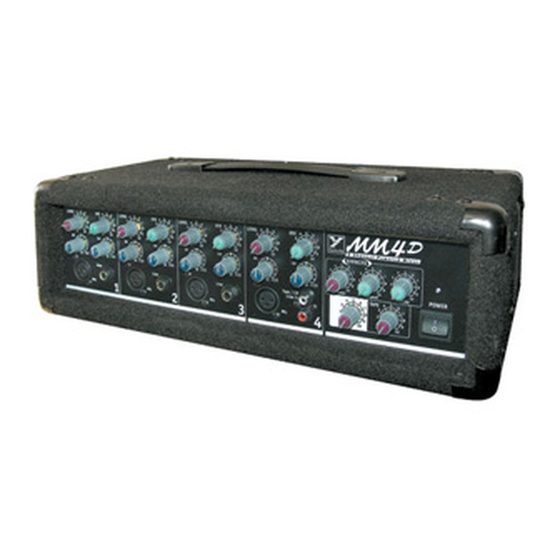 yorkville mm4d powered mixer