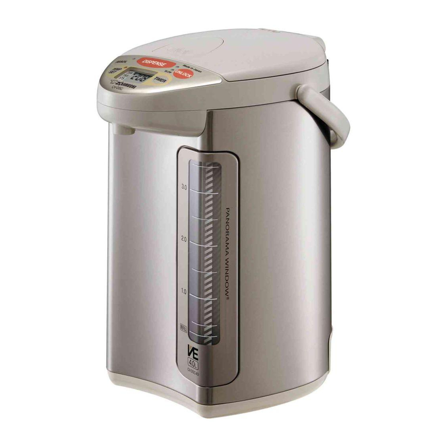 How to clean your Zojirushi Water Boiler & Warmer using Citric