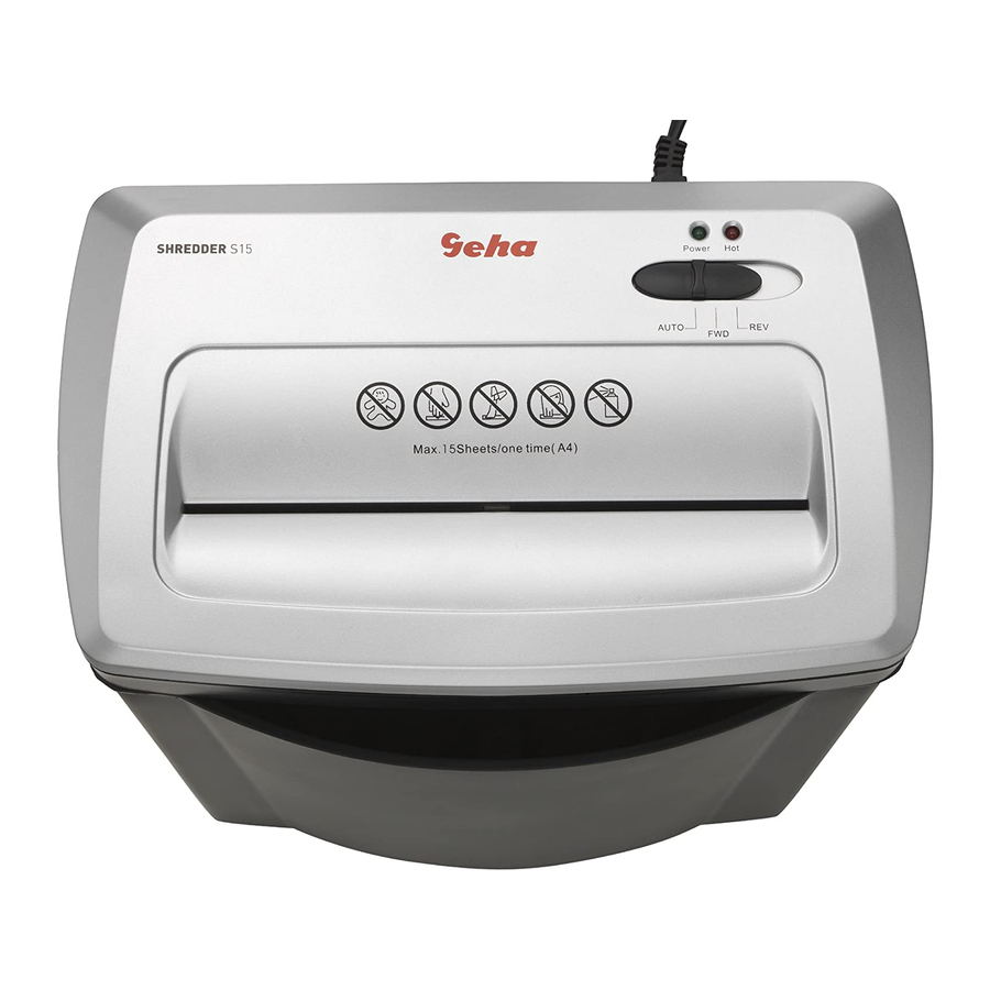 GEHA OFFICE S15 MANUAL Pdf Download ManualsLib