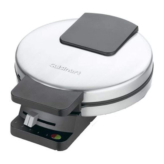 CUISINART WMRC CLASSIC ROUND WAFFLE MAKER INSTRUCTION BOOKLET Pdf