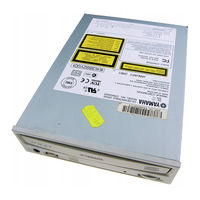 Yamaha CRW2100S - CRW - CD-RW Drive Owner's Manual