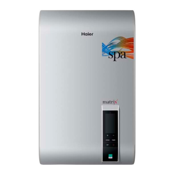 HAIER ES15V-P1 USER MANUAL Pdf Download | ManualsLib