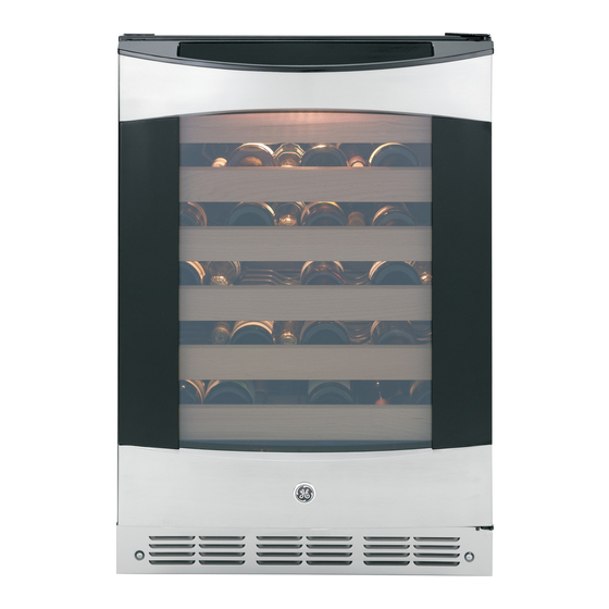 GE PCR06WATSS WINE CENTER WITH A 57 BOTTLE CAPACITY DIMENSIONS AND
