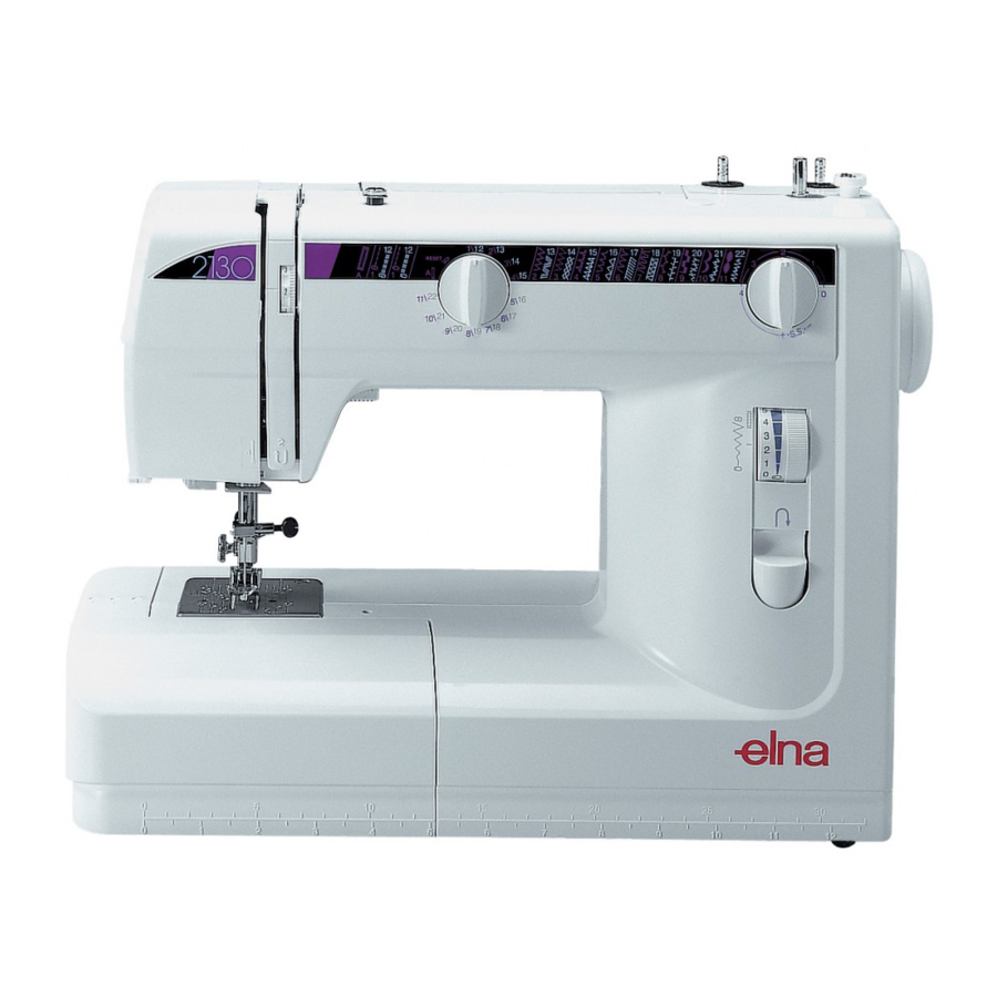 ELNA 2110 FEATURES Pdf Download ManualsLib