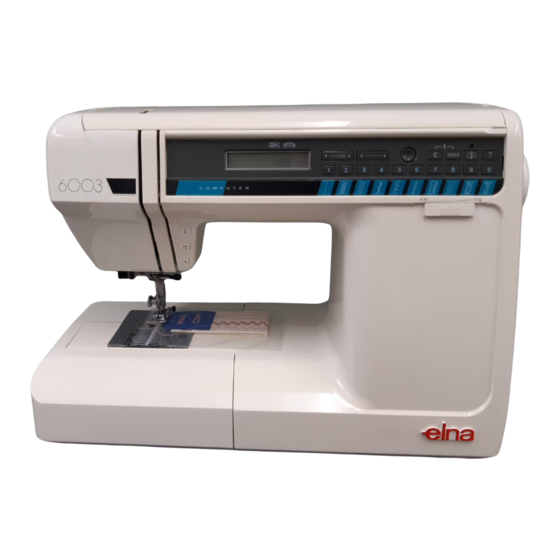 ELNA 6003 LEAFLET MANUAL Pdf Download ManualsLib