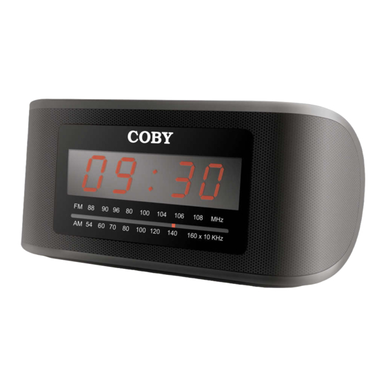 AUDIO HOGAR : Radio Reloj Despertador Coby CRA68