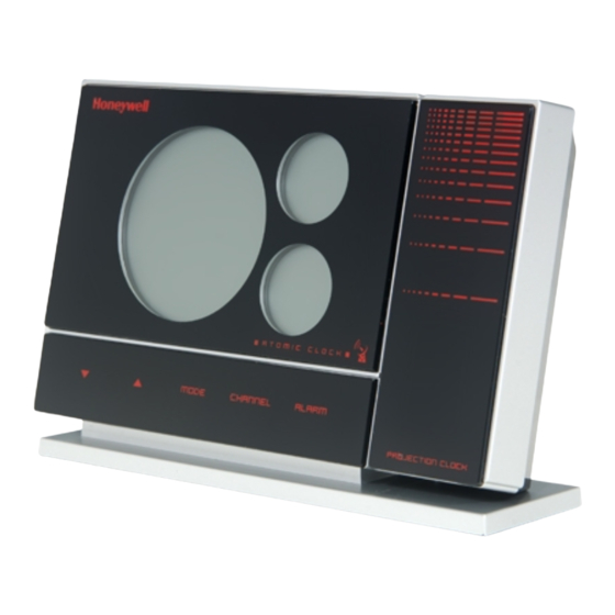 Honeywell PCR426W - Weather Forecaster With Dual Projection User Manual