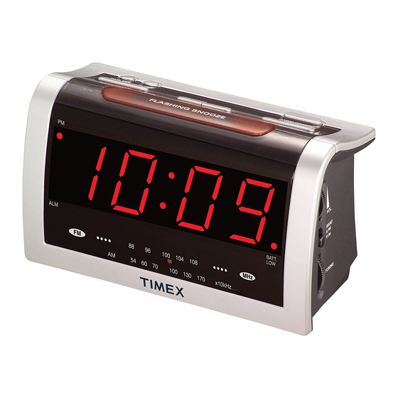 Sleep To Radio; Alarm Operation; Snooze Operation - Timex T256S User Manual  [Page 5] | ManualsLib