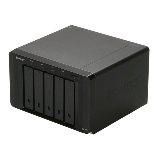Synology Disk Station DS1010+ Quick Installation Manual