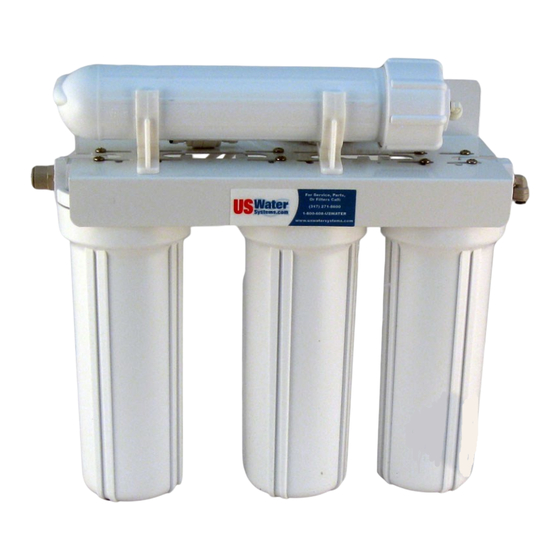 US Water Systems 200-RODI4 series Installation And Maintenance Manual