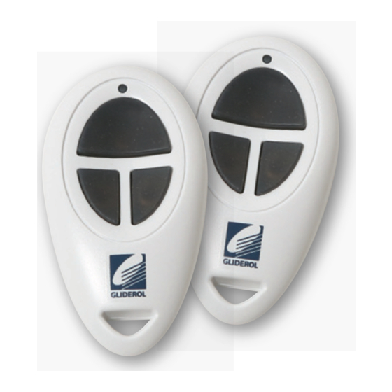 Gliderol Glidermatic GRD+ Handset Key Settings