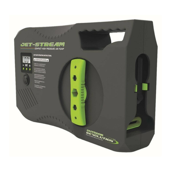 Outdoor Revolution Jet Stream Electric Pump Instructions & Care Manual