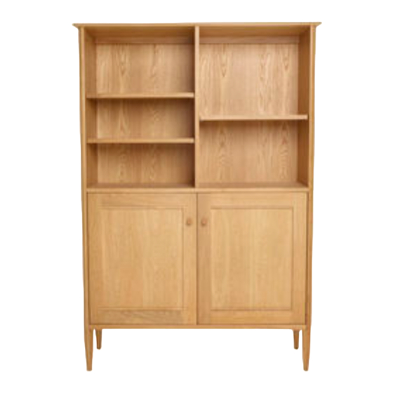 Ercol CHESHAM HIGHBOARD Assembly Instructions
