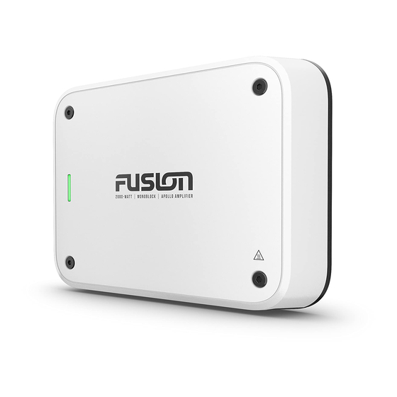 User Manuals: Garmin Fusion Apollo MS-AP12000 Amplifier