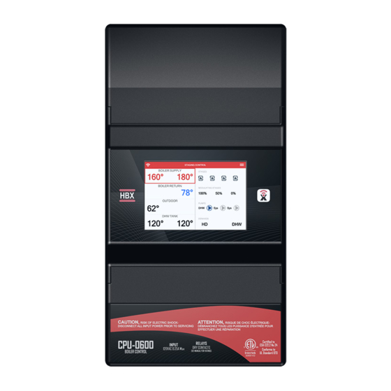 HBX CPU-0600 Installation Manual