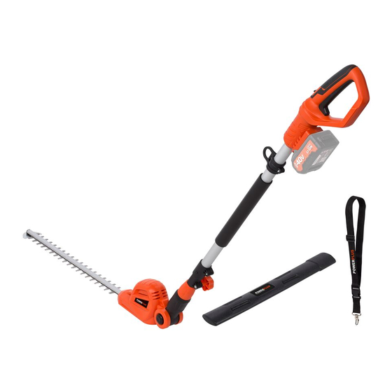 User Manuals: Powerplus POWDPG7538 Hedge Trimmer