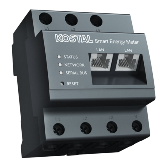 Kostal Smart Energy Meter Operating Manual