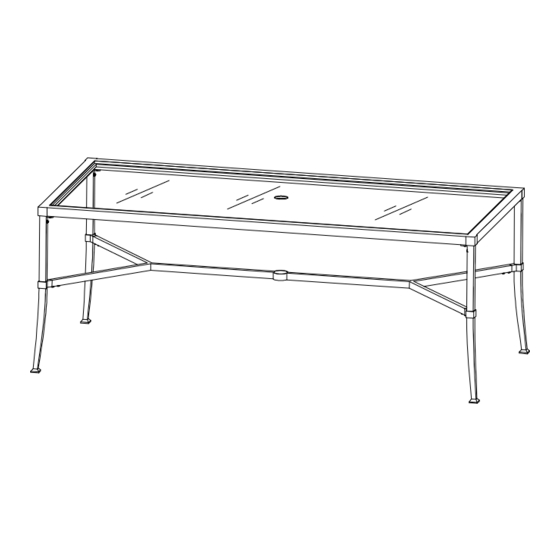 Williams-Sonoma BRIDGEHAMPTON OUTDOOR DINING TABLE Manual